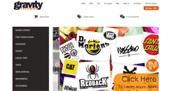 Desktop Screenshot of gravitystreetwear.com.au